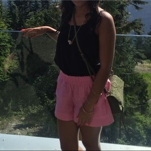 Pink J. Crew Linen Shorts 💕